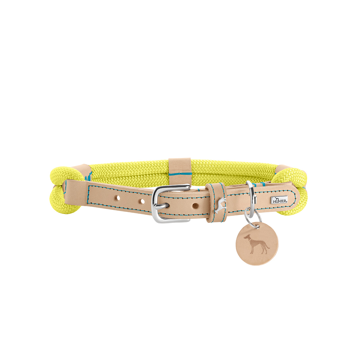 Hunter Halsband Malia lime/natur 55 / M