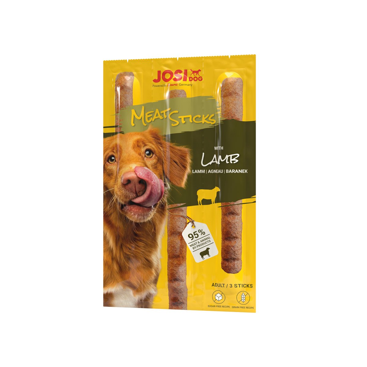 JosiDog Meat Sticks Lamb 20x33g